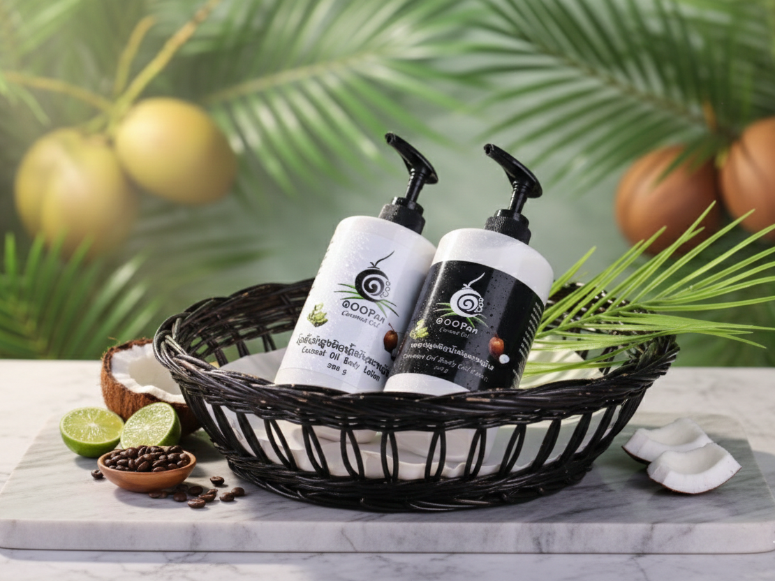 ครีมบำรุงผิวจากมะพร้าว 